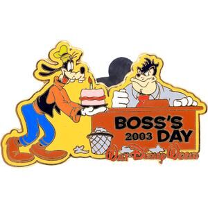 Disney Boss's Day 2003 Pin Goofy & Pete Limited Edition /1,500